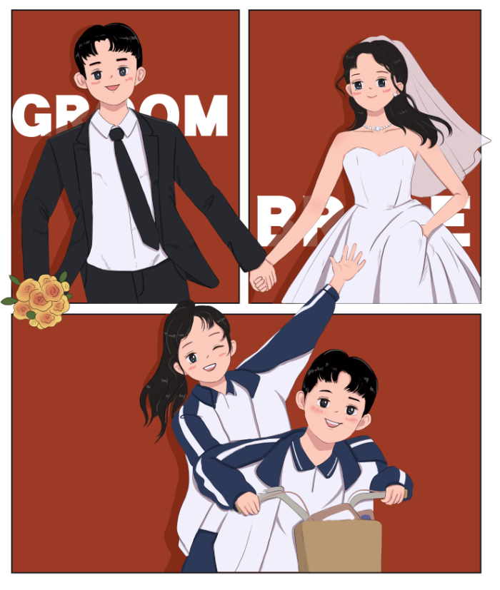 最美时光相遇❤️婚礼长页模板